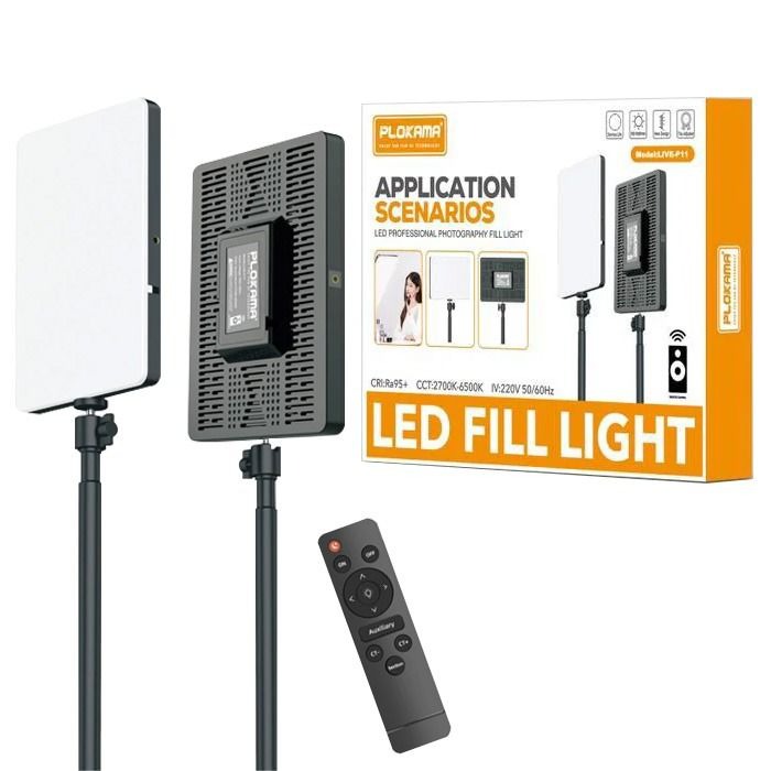 LIVE-11 LED Video Light for Live Streaming, With Stand TikTok