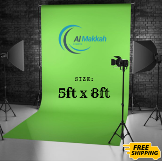 Green Screen Chroma Key Background | 5ft x 8ft