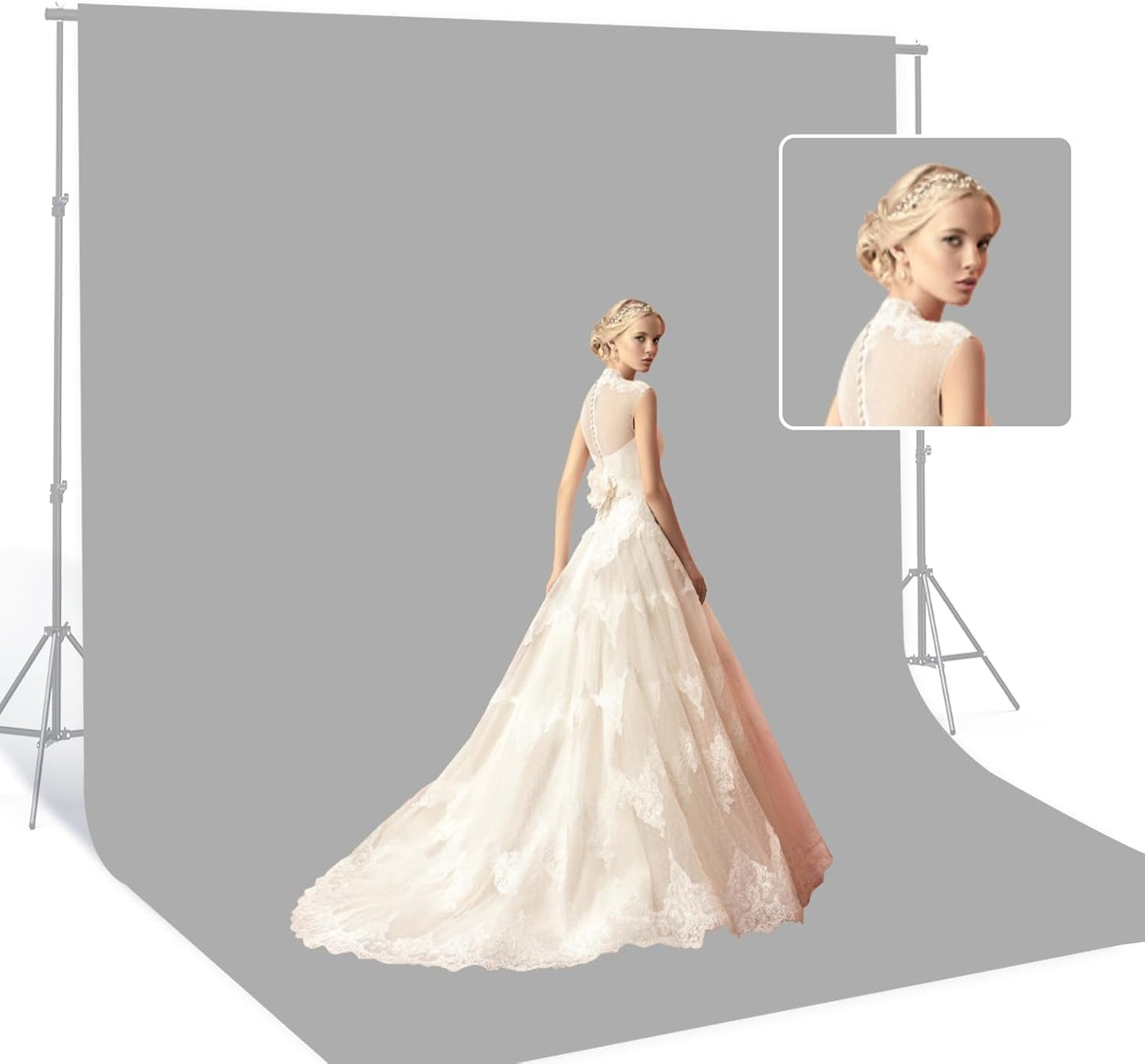 Grey Screen Chroma Key | 5ft x 8ft