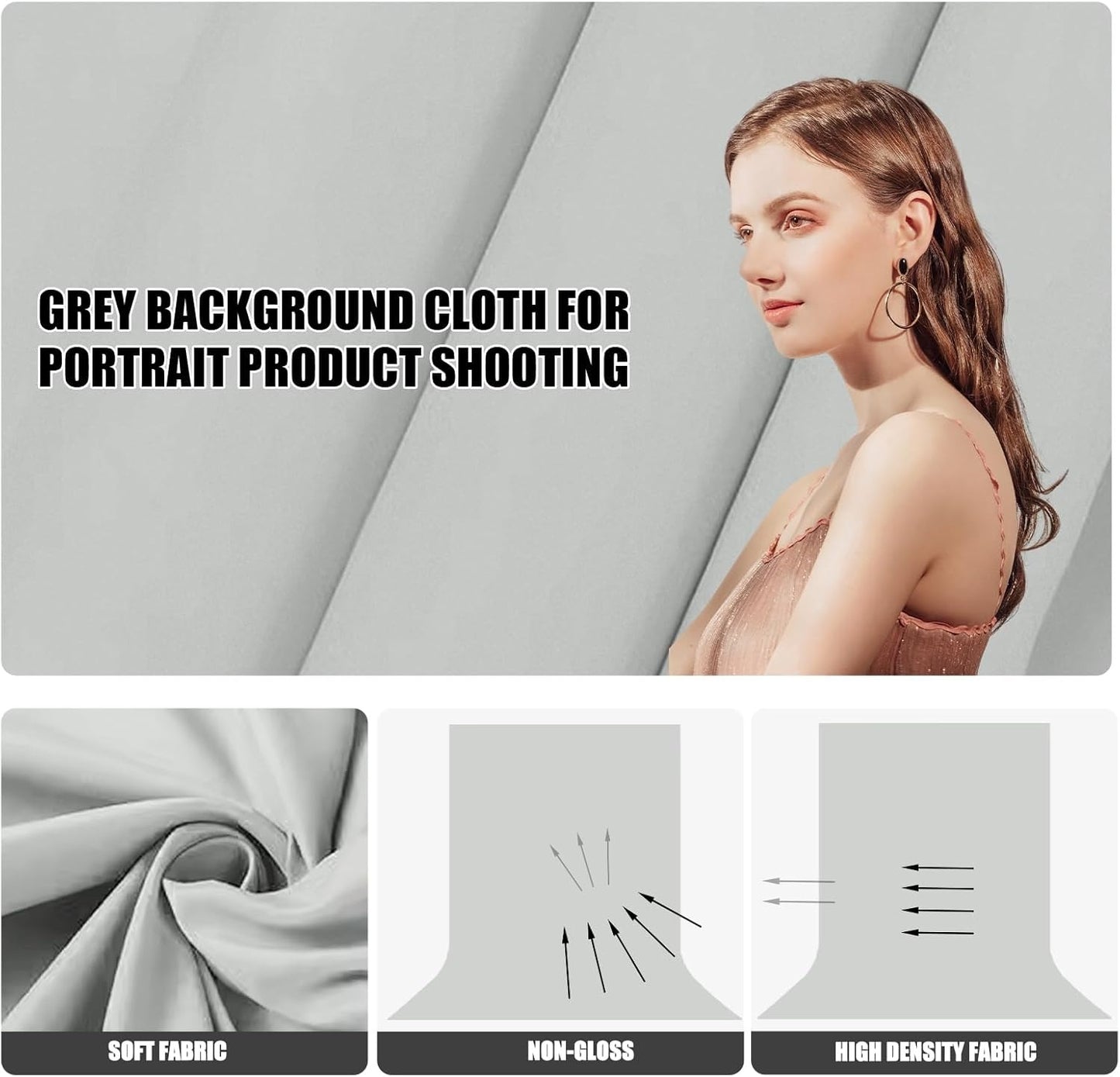 Grey Screen Chroma Key,Grey Screen | 5ft x 3ft