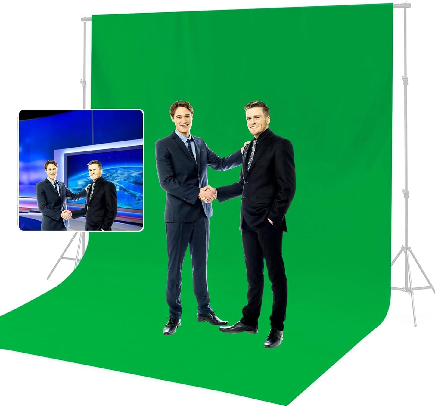 Chroma key Professional Green Screen | 5ft x 10ft