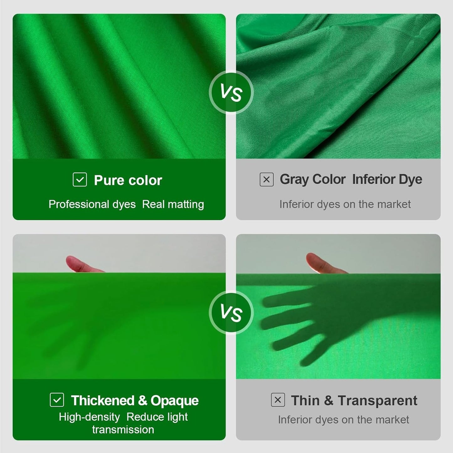 Chroma key Professional Green Screen | 5ft x 10ft