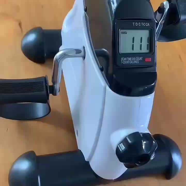 Under Desk Pedal Bike Pedal Cycle Exerciser for Arms and Legs with LCD Screen