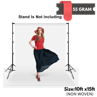 White Screen Chroma Key Background | 10ft x 15ft