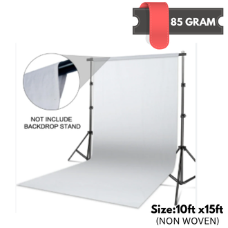 White Screen Chroma Key Background | 10ft x 15ft
