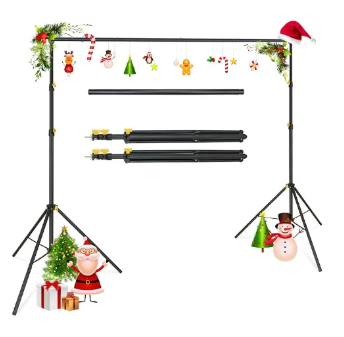 Backdrop Support Stand Kit Photography Studio Photo Background | Frame Stands (7ft Height x 5ft width)