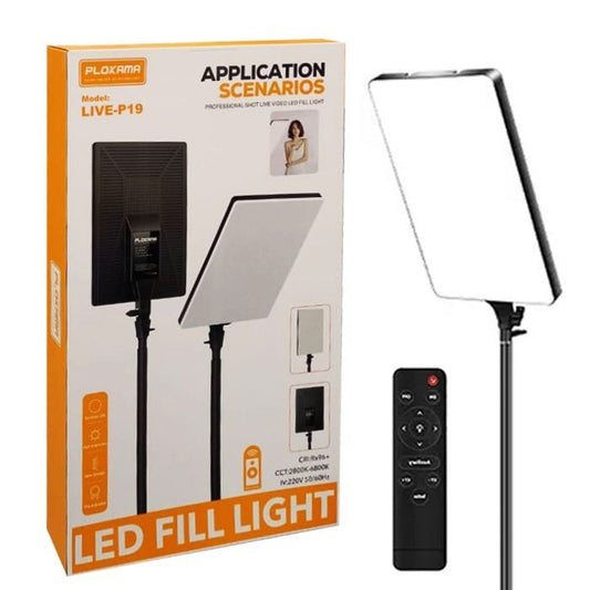 LIVE-P19 LED Video Light for Live Streaming, With Stand TikTok